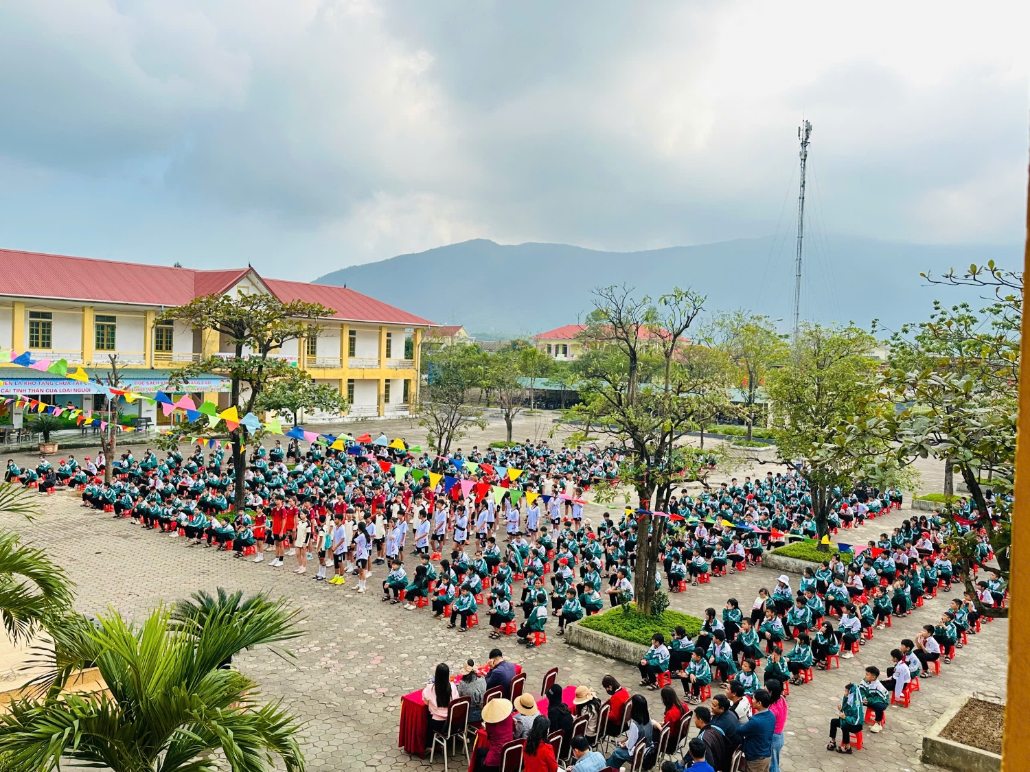 Trường THCS Kỳ Phương tổ chức Hội khỏe Phù Đổng cấp trường